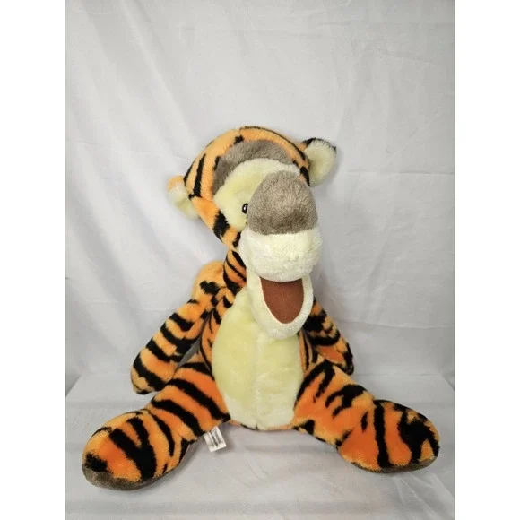 Disney Parks Tigger Plush Winnie the Pooh Orange Striped Tiger 15 Inch Toy