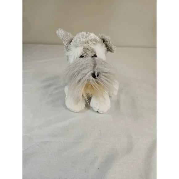 GANZ Webkinz Schnauzer Puppy Dog Plush Stuffed Animal Soft Toy HM159 NO CODE 9