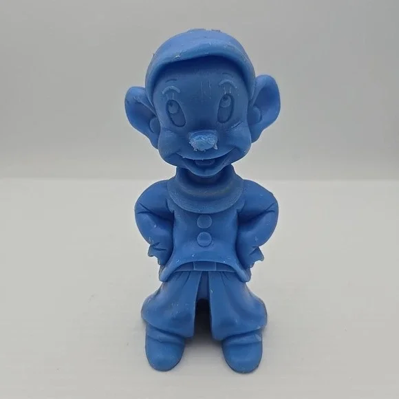Vintage Marx Disney Productions Blue Plastic Dopey 