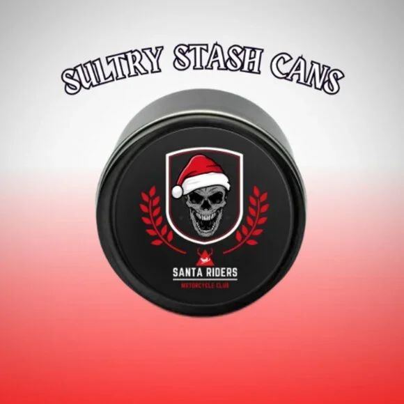 SANTA RIDERS STASH CAN