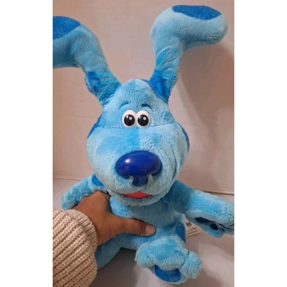 Nickelodeon - Blue's Clues And You - Peekaboo Blue Interactive Plush‎ - Works