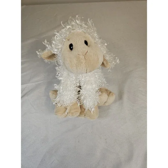 GANZ Webkinz Lamb HM201 Stuffed Animal Plush Toy - NO CODE