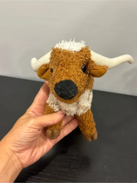 Douglas Cow  Brown Plush Longhorn Stuffed Animal - Soft Kids Toy