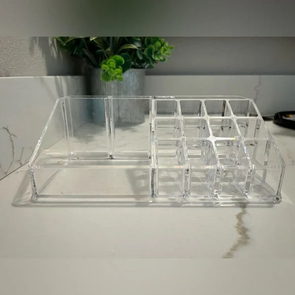clear makeup organizer