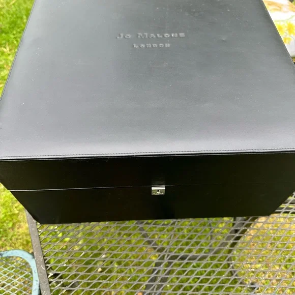 Huge Jo Malone Empty Vanity Jewelry Box with Mirror and Lock Rare!