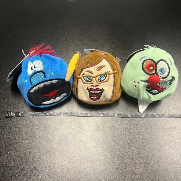 VTG Silly Slammers Beanbag‎ Plush set of 3 #8, #21, #41