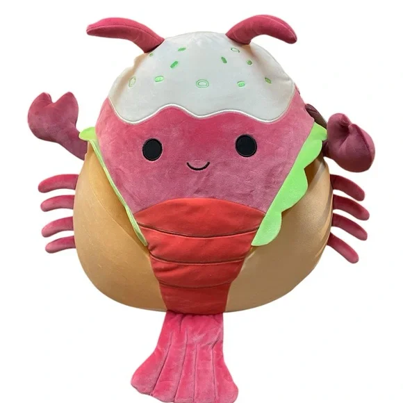 Squishmallows Original 14-Inch Lorono Lobster in Lobster Roll
