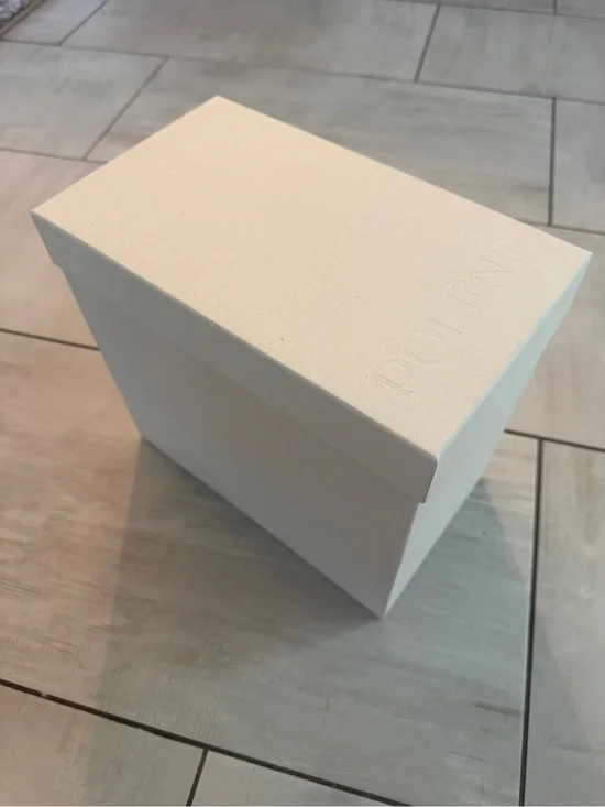 Polene gift boxes set of 2: white embossed presentation box