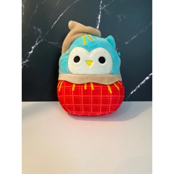 Squishmallows Winston‎ the Owl 5 Inch Holiday Winter Plush Toy 2022