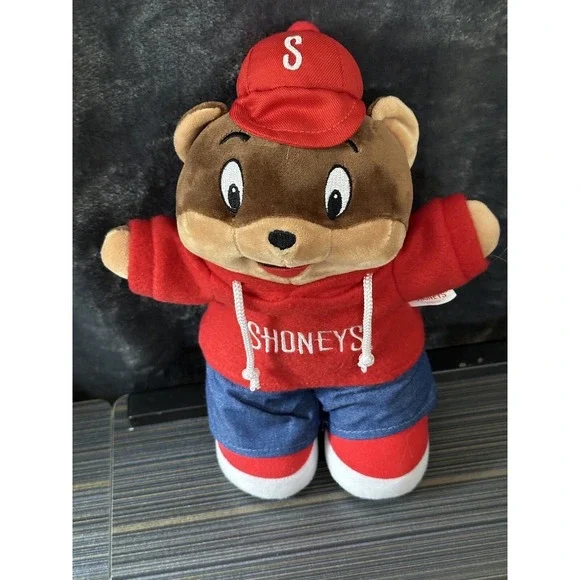 Shoney's Restaurant Shoney Bear Hoodie Plush 12