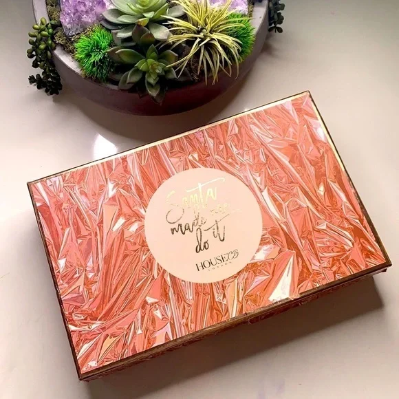 House of CB London Santa Made me do it pink holiday gift box