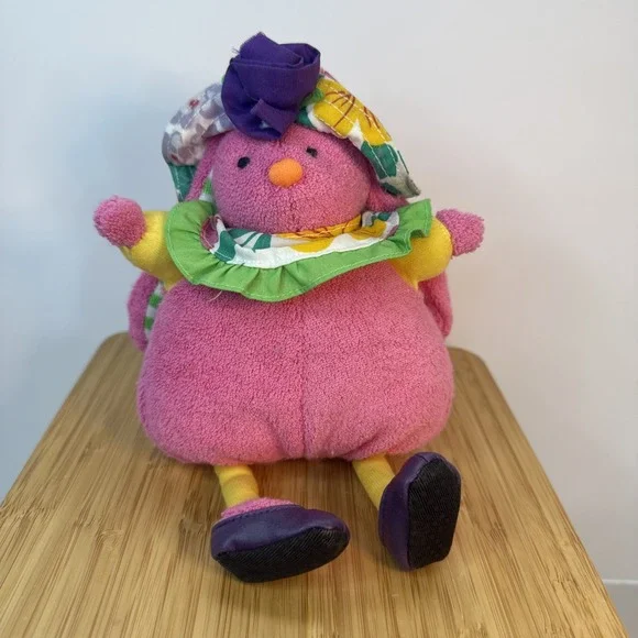 Russ Hugamuffin Pink Rabbit Plush Bunny 9