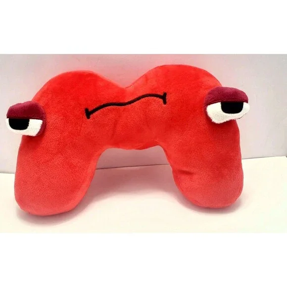 Alphabet Lore Letter M Plush Red Stuffed Toy Animal Cartoon Series 7