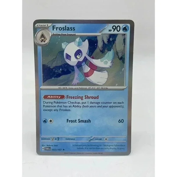 Froslass 053/167 S‎ & V Twilight Masquerade Rare Pokemon TCG Holo Mint Unplayed