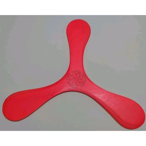 Rare Eric Darnell Wood Tri Fly Boomerang Turning‎ Point From The 80's New
