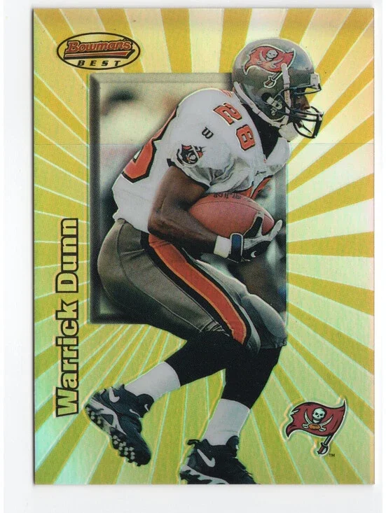 1998 Bowman's Best Warrick Dunn #30 Refractor /400 NM