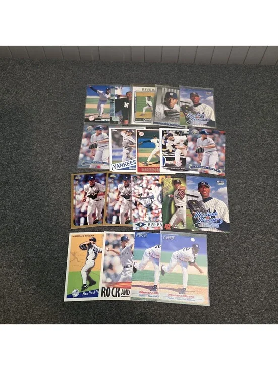 19 Card Lot Mariano Rivera New York Yankees HOF 90s-2000s