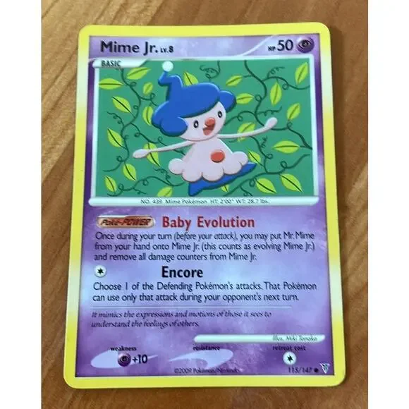 Mime jr Pokemon‎ Card