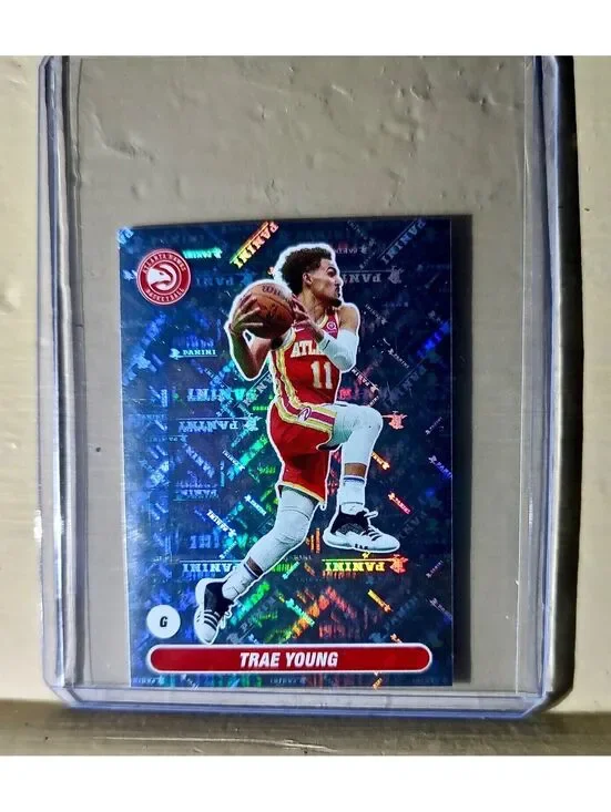 2023-24 Trae Young Panini NBA Basketball #99 Sticker Atlanta Hawks