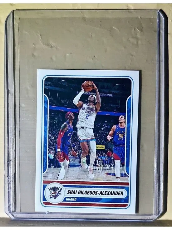 2023-24 Shai Gilgeous-Alexander Panini NBA Basketball #415 Sticker Thunder
