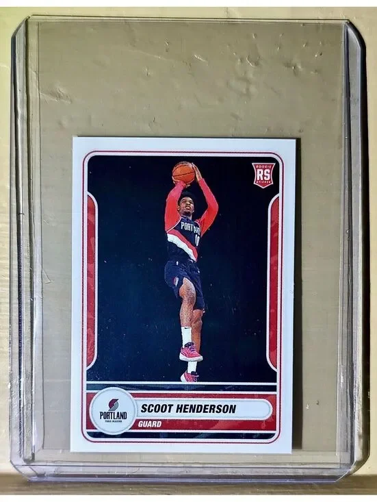 2023-24 Scoot Henderson Panini NBA Basketball #444 Sticker Trail Blazers