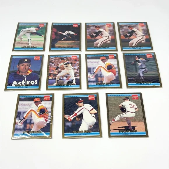 Donruss Nolan Ryan 1992‎ Coca Cola Series 11 Sealed Pack Lot