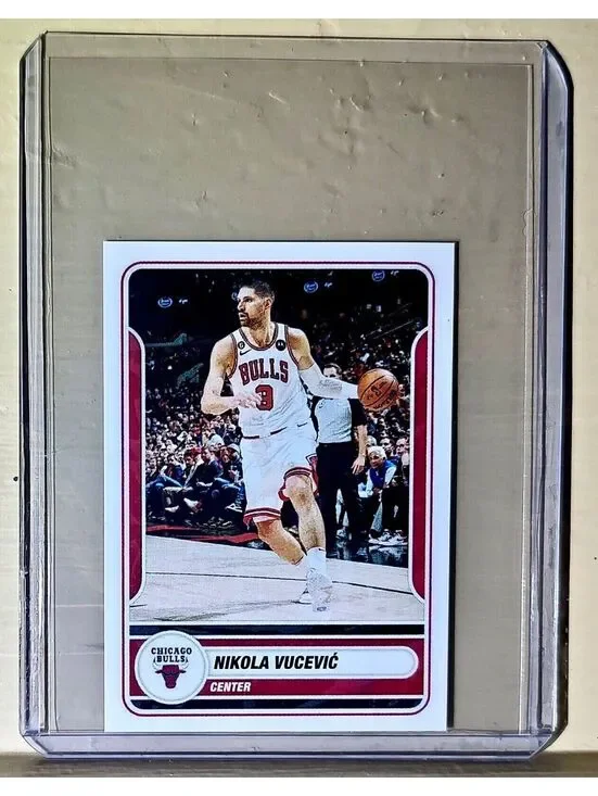 2023-24 Nikola Vučević Panini NBA Basketball #157 Sticker Chicago Bulls
