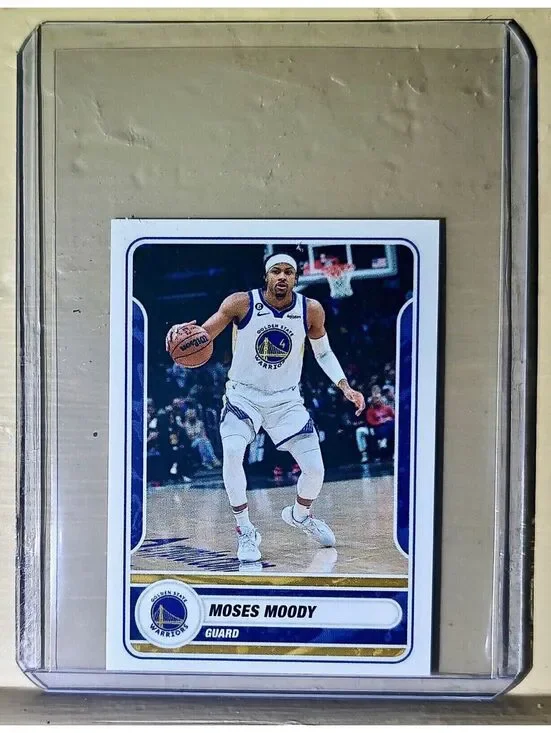 2023-24 Moses Moody Panini NBA Basketball #329 Sticker Golden State Warriors