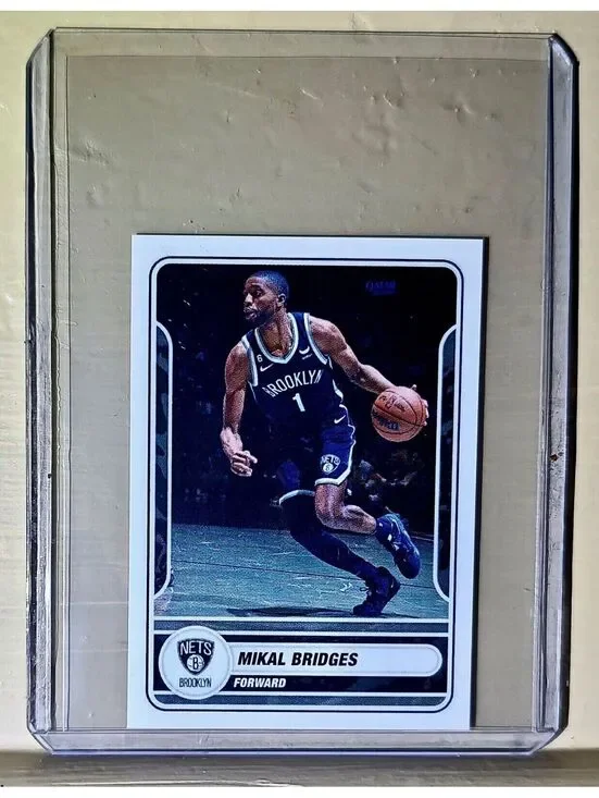 2023-24 Mikal Bridges Panini NBA Basketball #129 Sticker Brooklyn Nets