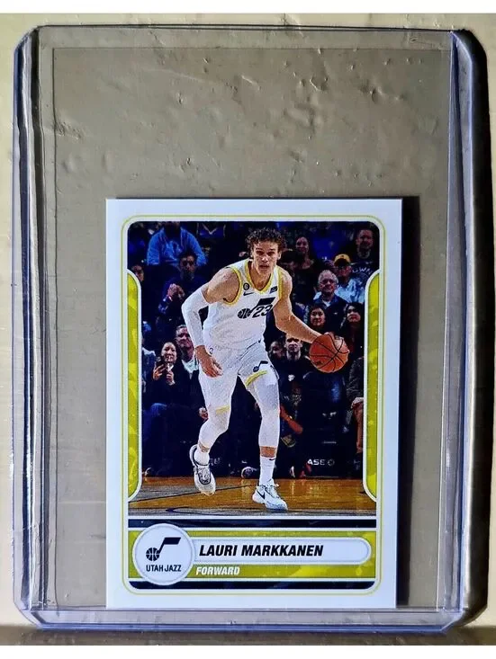 2023-24 Lauri Markkanen Panini NBA Basketball #480 Sticker Utah Jazz