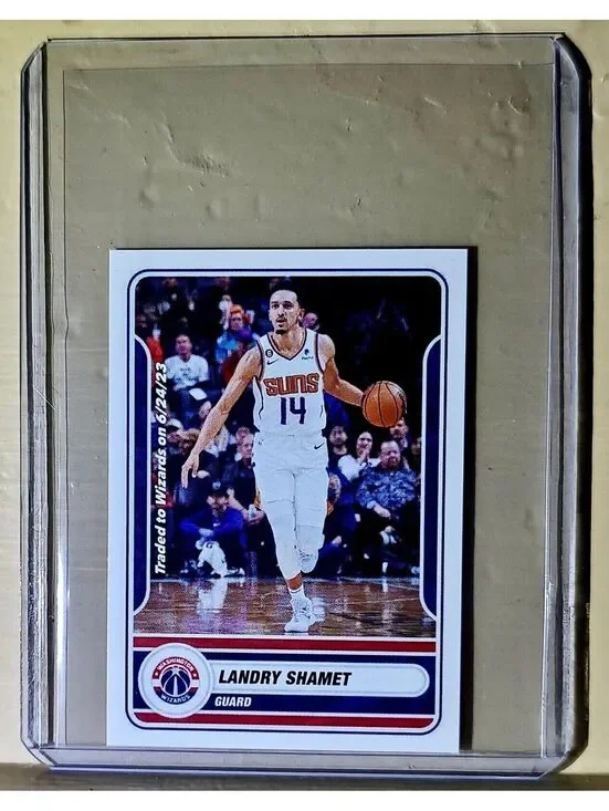 2023-24 Landry Shamet Panini NBA Basketball #290 Sticker Washington Wizards