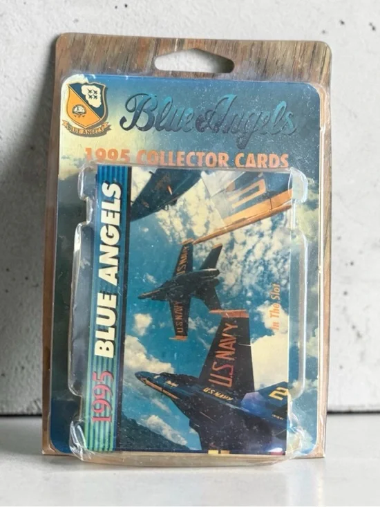 🫶🏻 Blue Angels 1995 Collector Cards Pack - Blue & Gold