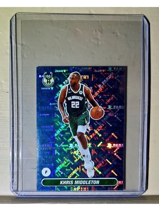2023-24 Khris Middleton Panini NBA Basketball #219 Sticker Milwaukee Bucks