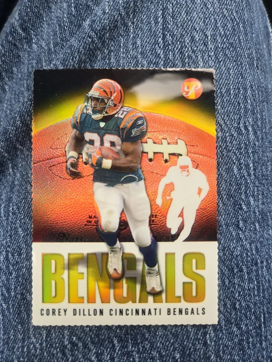 Topps Finest Gold Refractor Corey Dillon Bengals /150