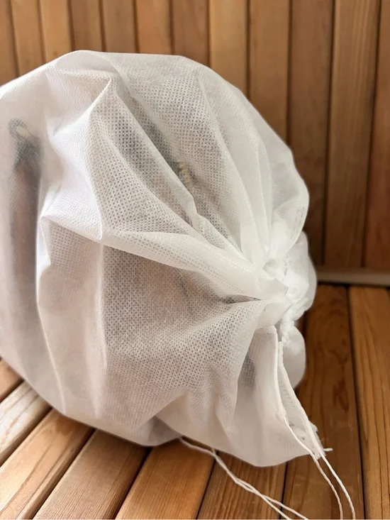 Set of 5 Dust Bags for Handbag Protection, Breathable Woven Fabric