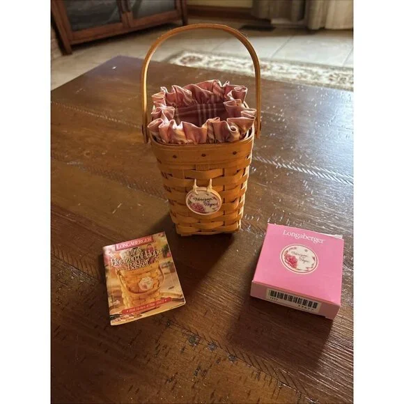 longaberger Horizon Of Hope Basket And Booklet 1998