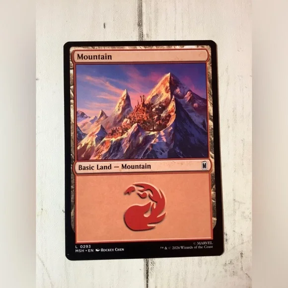 MTG Marvel Super Heroes L Mountain #0293 PLAY SET