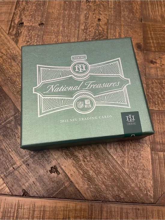 Panini National Treasures 2023 NFL Trading Cards Box - empty box-collectible