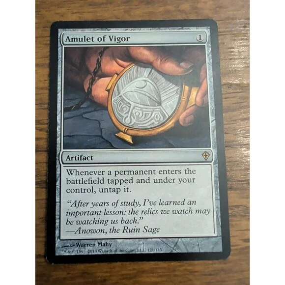 Magic The Gathering (MTG) Amulet of Vigor, Worldwake NM
