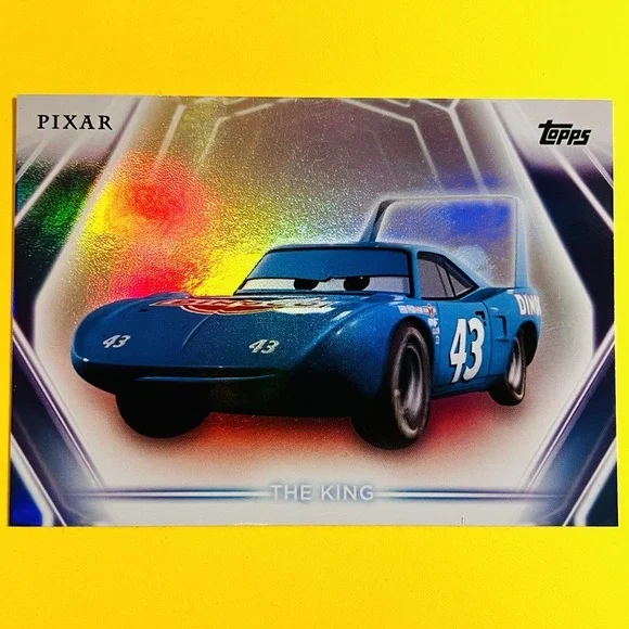 2026 Topps Chrome Disney Neon Pixar The‎ King #93 Rainbow Refractor Insert
