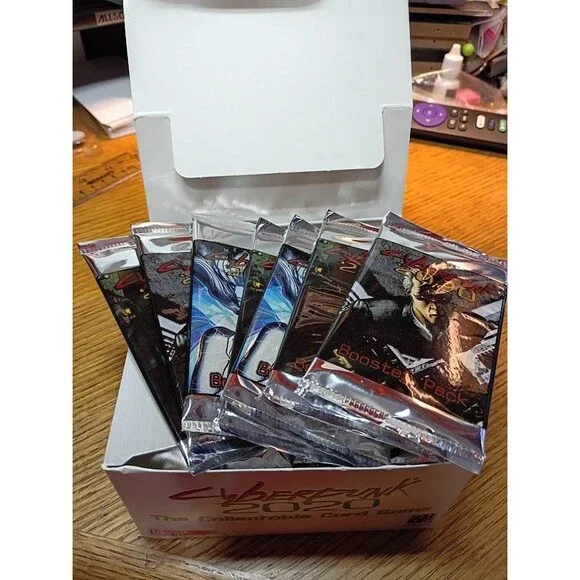 Cyberpunk CCG 2020 Edition Booster Packs. SEALED New Open Box (starters sealed)