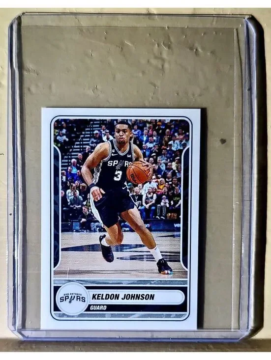 2023-24 Keldon Johnson Panini NBA Basketball #468 Sticker San Antonio Spurs