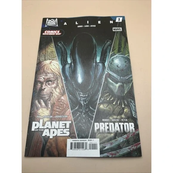20th Century/Marvel, Planet of the Apes,‎ Alien & Predator, Comic Giveaway, NEW