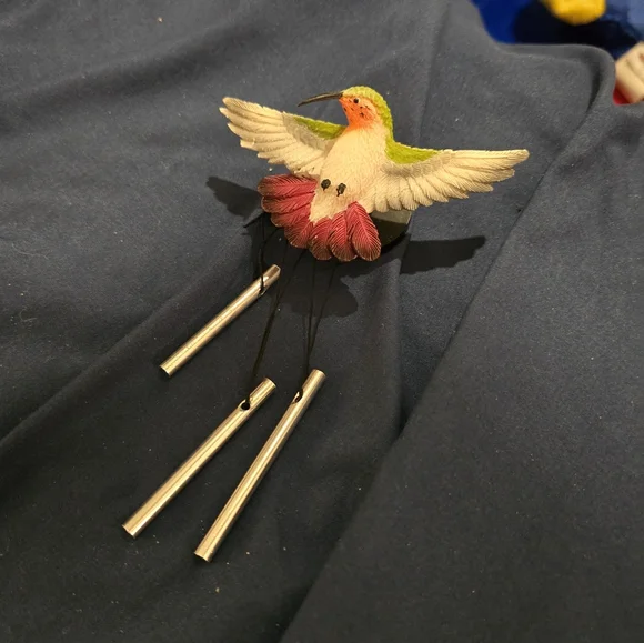 Colorful Hummingbird Wind Chime Magnet