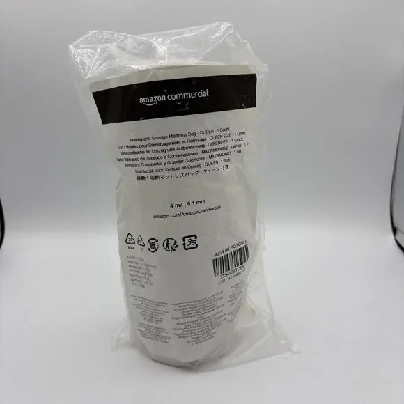 Commercial Moving And Storage Matress Bag Queen 4mil - .01mm