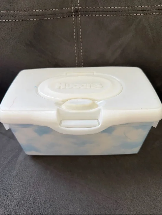 Huggies Blue Cloud Baby Wipes Storage Box