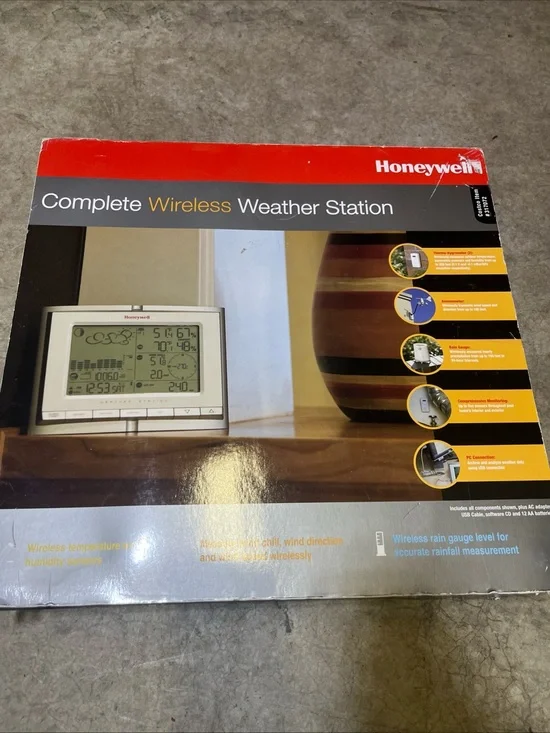 NEW Honeywell TE831W Complete Wireless Weather Station Forecasting Costco Item