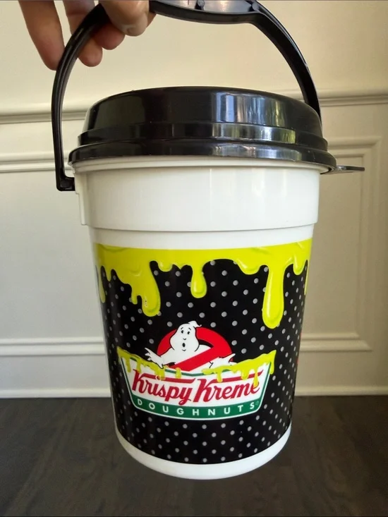 Krispy Kreme Ghostbusters 30th Anniversary Bucket Promotional Slimer Collectible