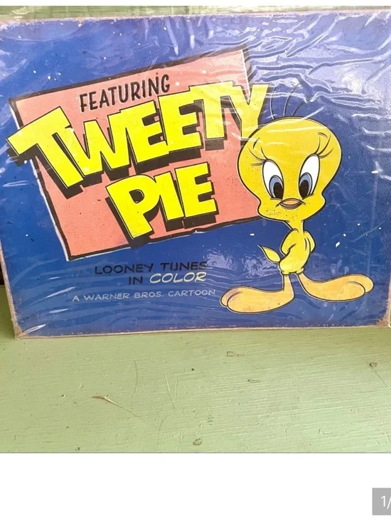 NEW Tweety Pie Metal Sign