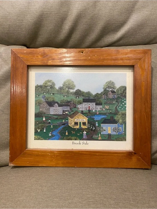 Brook Side Framed Farmhouse Print -Deborah K Mayo